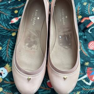 Kate Spade New York Patent Leather Pink Ballet Flats 7.5